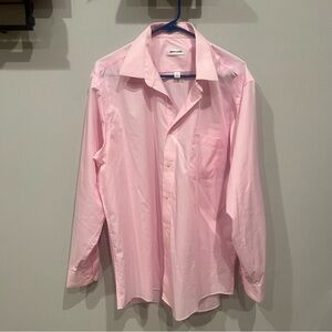 Pink Pierre Cardin Dress Shirt Size Large